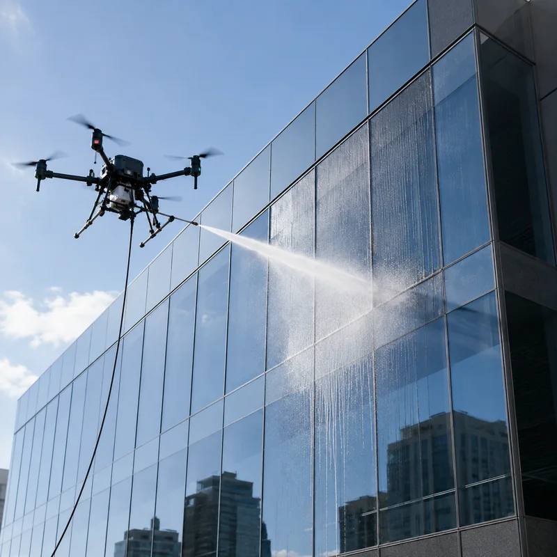 Drone ile Dış Cephe Temizliği