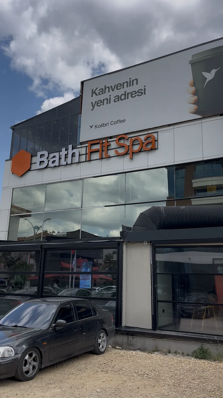 Bath Fit Spa dış cephe cam temizliği